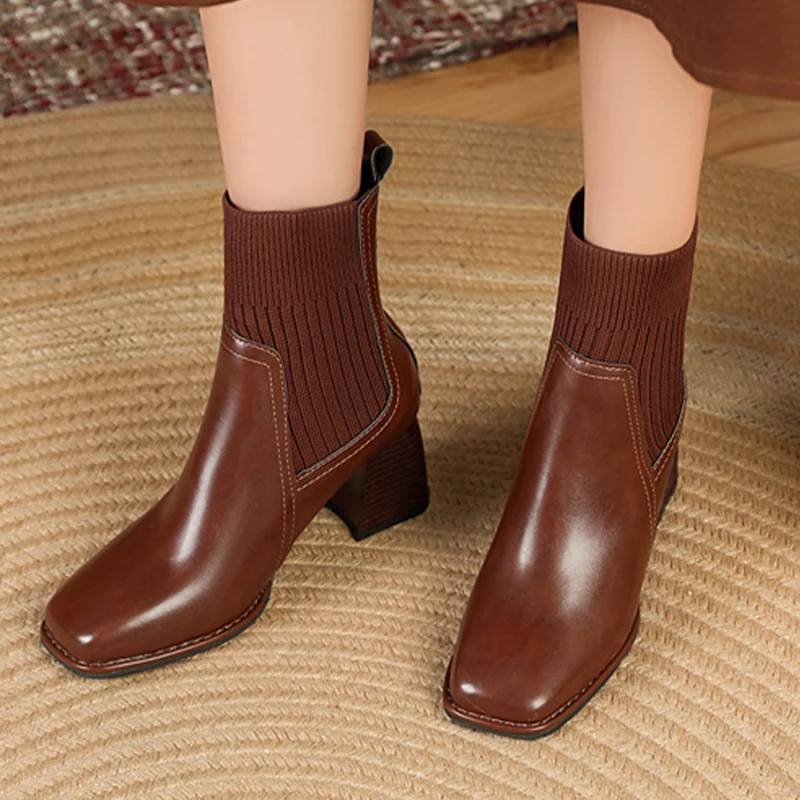 Ankle Boots for Women High Heels Fashion Dress Shoes Chunky Luxury Winter Woman Botas 2025 New Sexy Designer Elegant Femme Boots 
Ankle Boots for Women High Heels Fashion Dress Shoes Chunky Luxury Winter Woman Botas 2025 New Sexy Designer Elegant Femme Boots