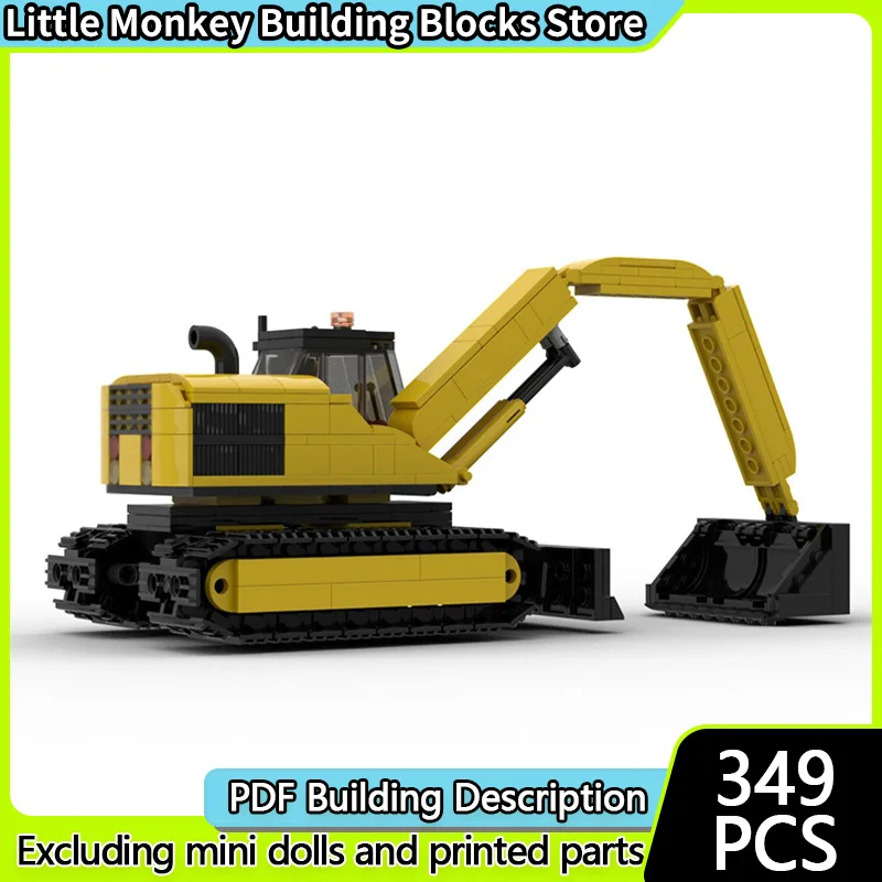 City Car Model MOC Building Bricks Crawler Excavator Modular Technology Children Holiday Gifts Assemble Toys Suit
City Car Model MOC Building Bricks Crawler Excavator Modular Technology Children Holiday Gifts Assemble Toys Suit