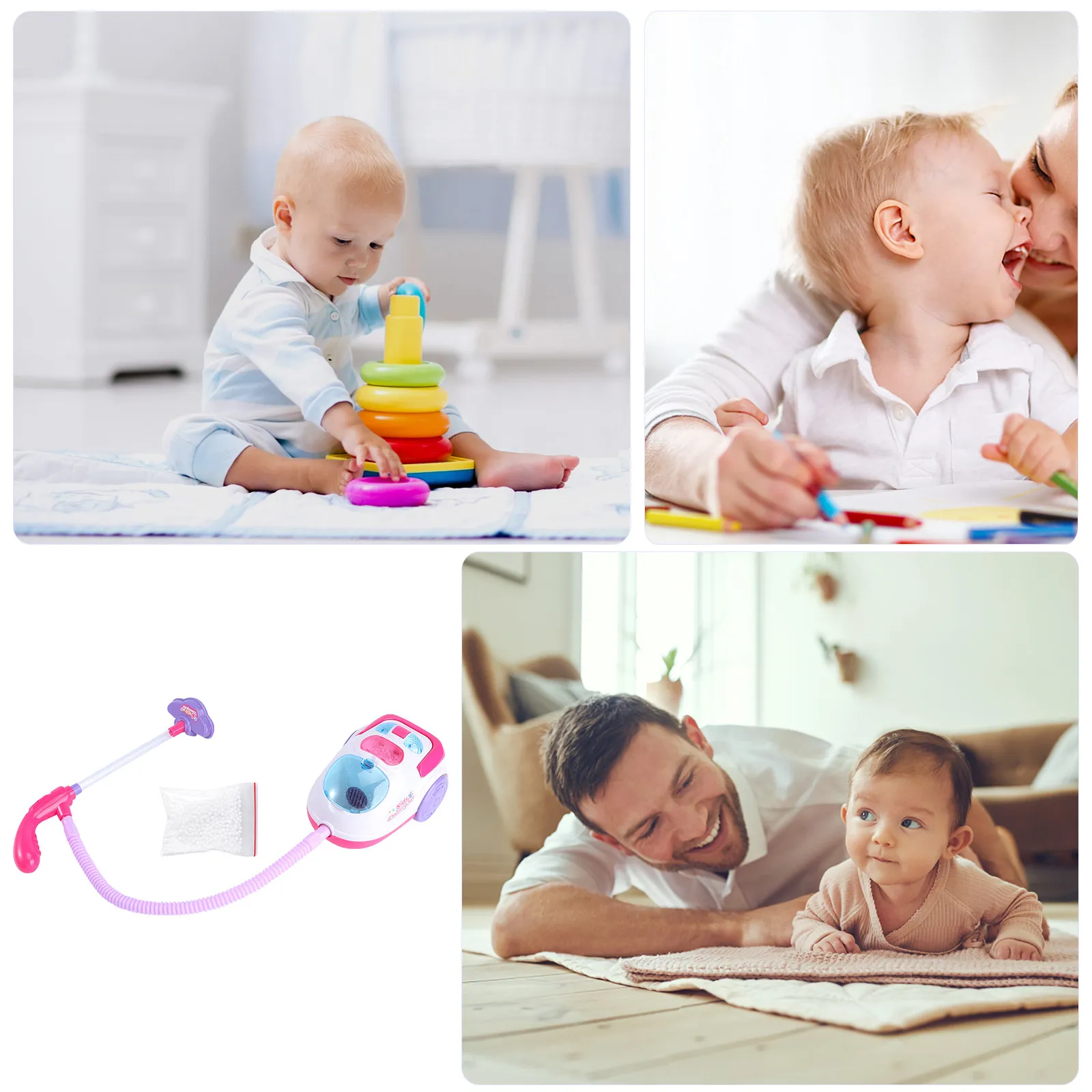 1Pcs Electric Cleaner Kids Vacuum Cleaner Dust Collector Soft Light Music Educational Play House Cleaning Kids Educational Toy
1Pcs Electric Cleaner Kids Vacuum Cleaner Dust Collector Soft Light Music Educational Play House Cleaning Kids Educational Toy