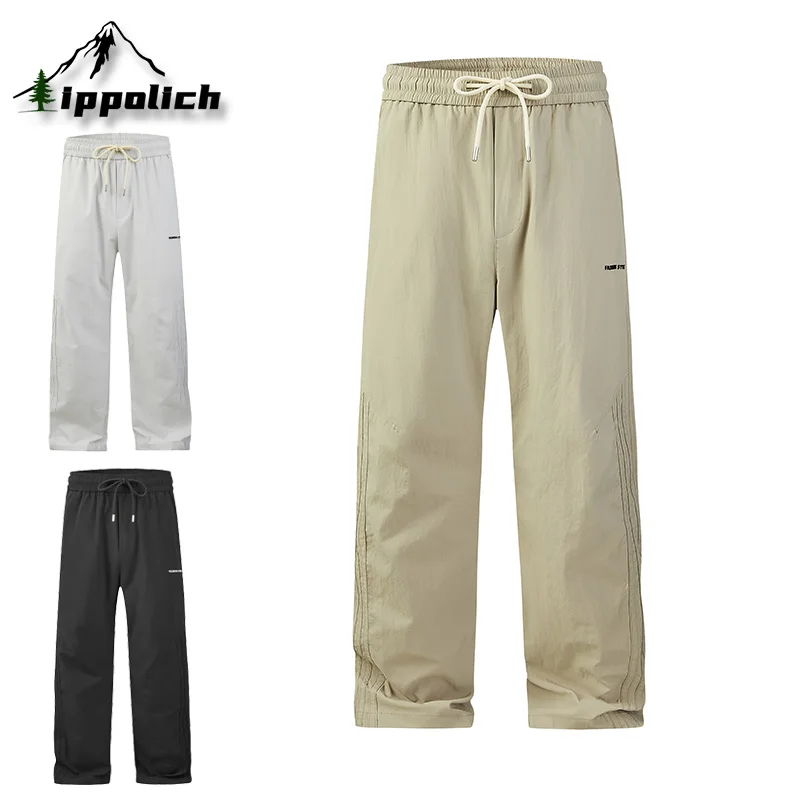 IPPOLICH 2025 New Men's Casual Pants Spring Korean Style Loose Fashionable Pure Cotton Straight-leg Pants Man Breathable Pants
IPPOLICH 2025 New Men's Casual Pants Spring Korean Style Loose Fashionable Pure Cotton Straight-leg Pants Man Breathable Pants