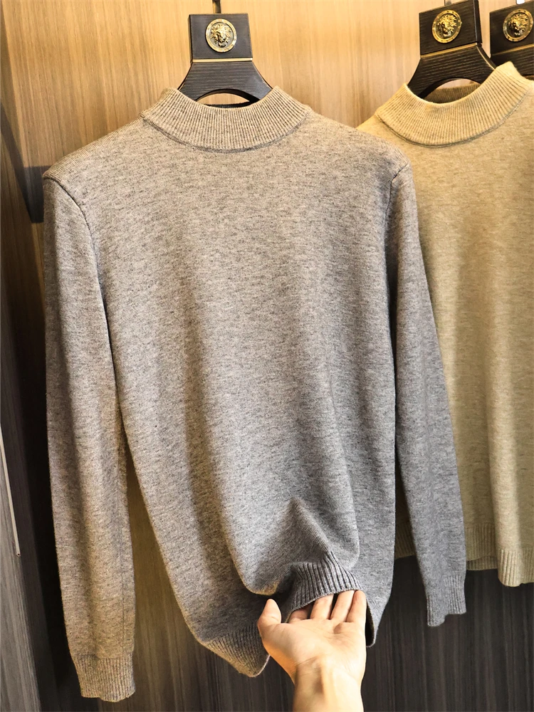 Warm And Soft Men's Knit Sweater Basic f High Collar Thermal Base Layer Long Sve Faion Urban Sle Pure Color Winter
Warm And Soft Men's Knit Sweater Basic f High Collar Thermal Base Layer Long Sve Faion Urban Sle Pure Color Winter