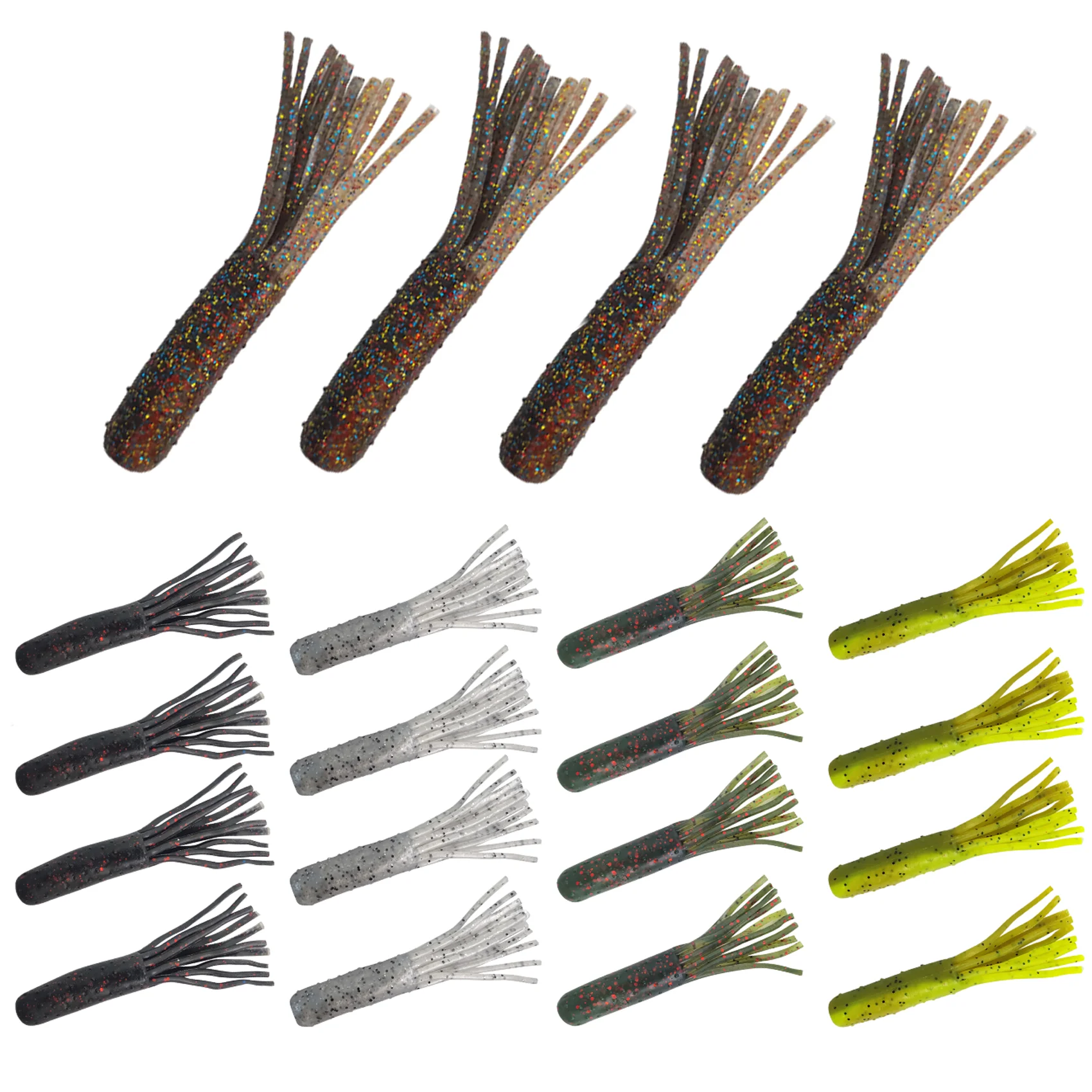 Aventik 9cm Tube Baits 20Pcs Soft Worm Bass Fishing Lure Tube Jig Heads for Bass Freshwater Saltwater Artificial Bait
Aventik 9cm Tube Baits 20Pcs Soft Worm Bass Fishing Lure Tube Jig Heads for Bass Freshwater Saltwater Artificial Bait