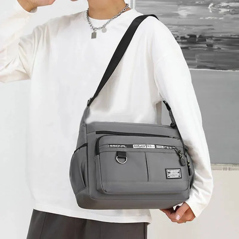 Men's Large Shoulder Bag Suitable for Long Trips And Work Handbag Stylish Triangular Zongzi Design ABS Material
Men's Large Shoulder Bag Suitable for Long Trips And Work Handbag Stylish Triangular Zongzi Design ABS Material