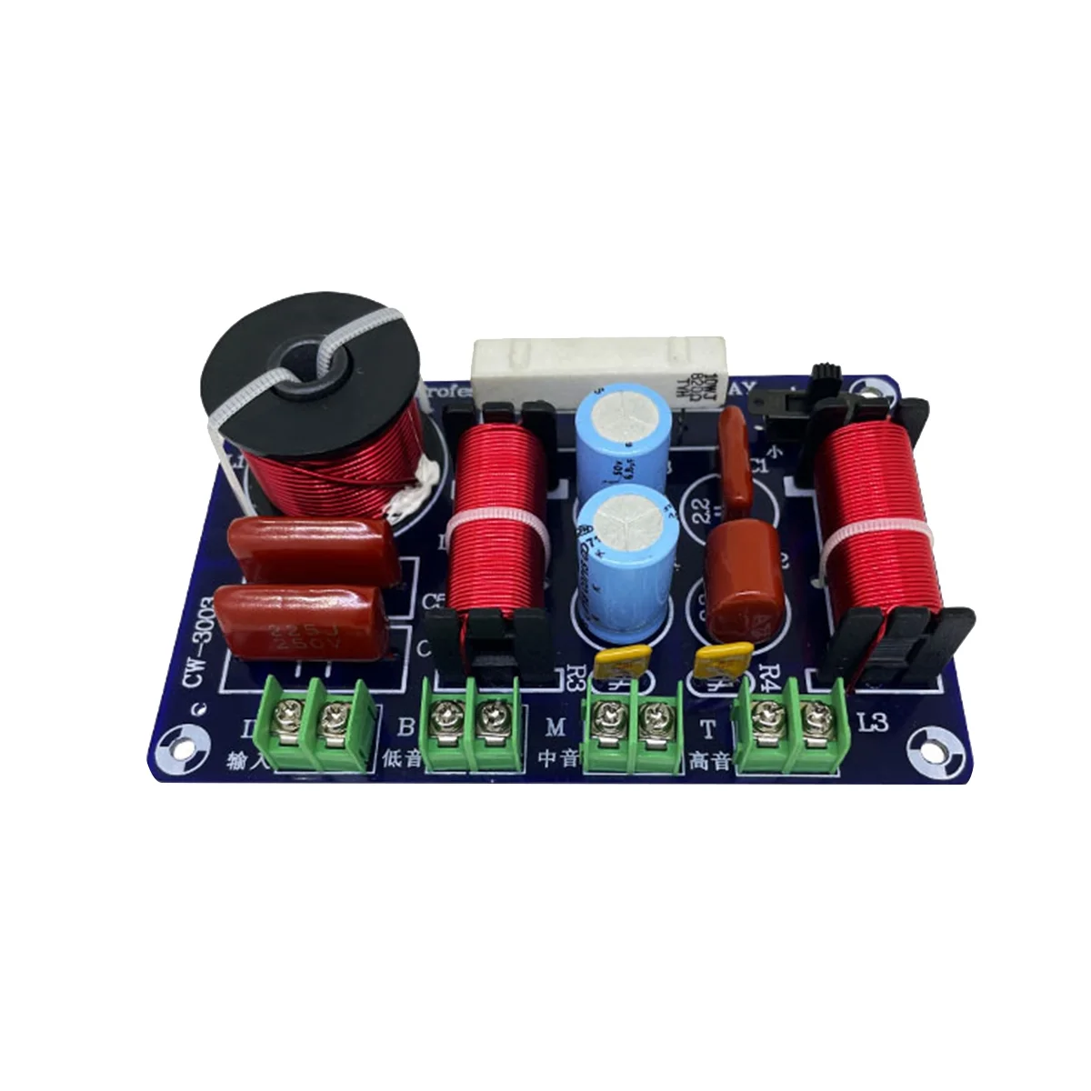 3 Ways HiFi Speaker Frequency Divider HiFi Crossover Filter Distributior DIY Ktv Stage Car Audio Woofer Speaker Filter
3 Ways HiFi Speaker Frequency Divider HiFi Crossover Filter Distributior DIY Ktv Stage Car Audio Woofer Speaker Filter
