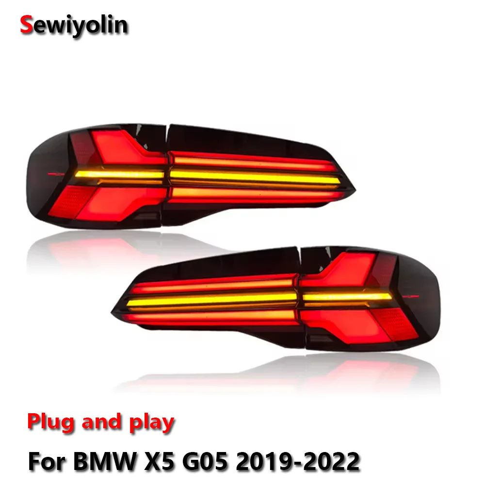 Car LED Tail Light Assemblies For BMW X5 G05 2019-2022 Auto Rear Fog DRL Brake Turn Signal Lamp Plug and Play
Car LED Tail Light Assemblies For BMW X5 G05 2019-2022 Auto Rear Fog DRL Brake Turn Signal Lamp Plug and Play