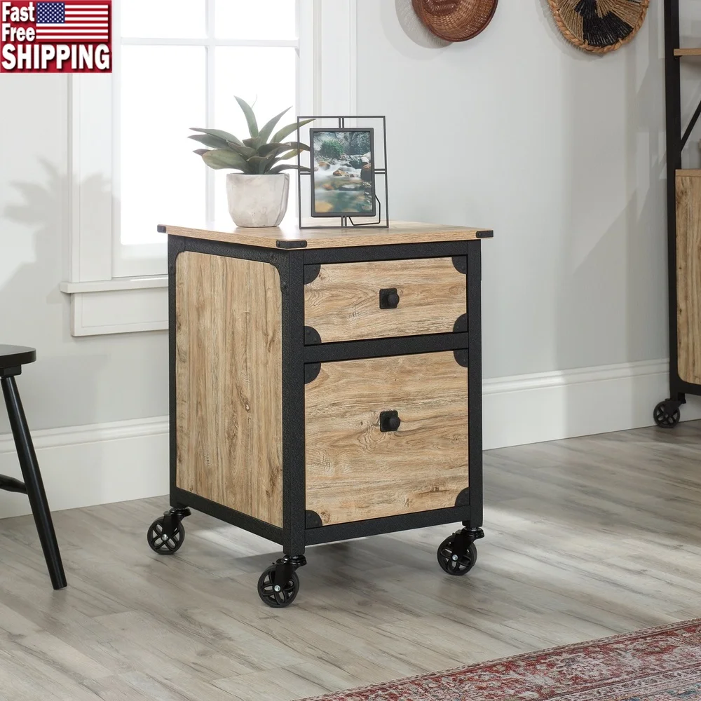 2-Drawer Mobile File Cabinet Rustic Rolling Storage Pedestal Office Organizer with Casters Letter Size Files Powder Coated Metal
2-Drawer Mobile File Cabinet Rustic Rolling Storage Pedestal Office Organizer with Casters Letter Size Files Powder Coated Metal