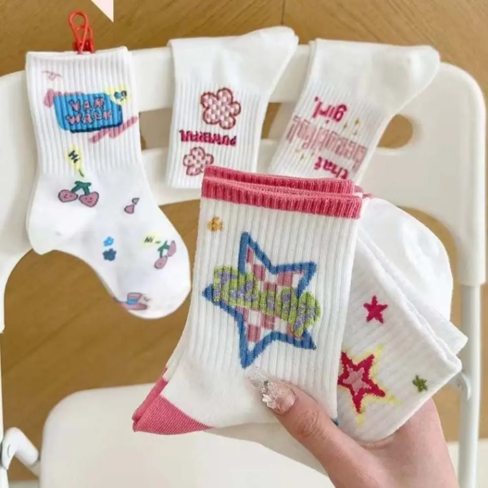 Fashion Y2K Flower Ankle Socks Outdoor Sports Cherry Star Short Socks Hosiery Ins Style Cartoon Mid-Calf Socks Streetwear
Fashion Y2K Flower Ankle Socks Outdoor Sports Cherry Star Short Socks Hosiery Ins Style Cartoon Mid-Calf Socks Streetwear