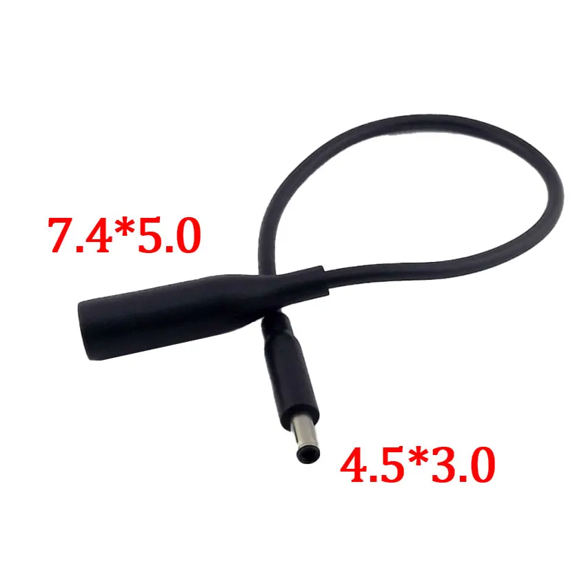 DC Power Cord / Cable Charger Laptop Adapter 7.4*5.0mm Female to 4.5*3.0mm Central Pin Male Plug Connector for Dell Laptop
DC Power Cord / Cable Charger Laptop Adapter 7.4*5.0mm Female to 4.5*3.0mm Central Pin Male Plug Connector for Dell Laptop