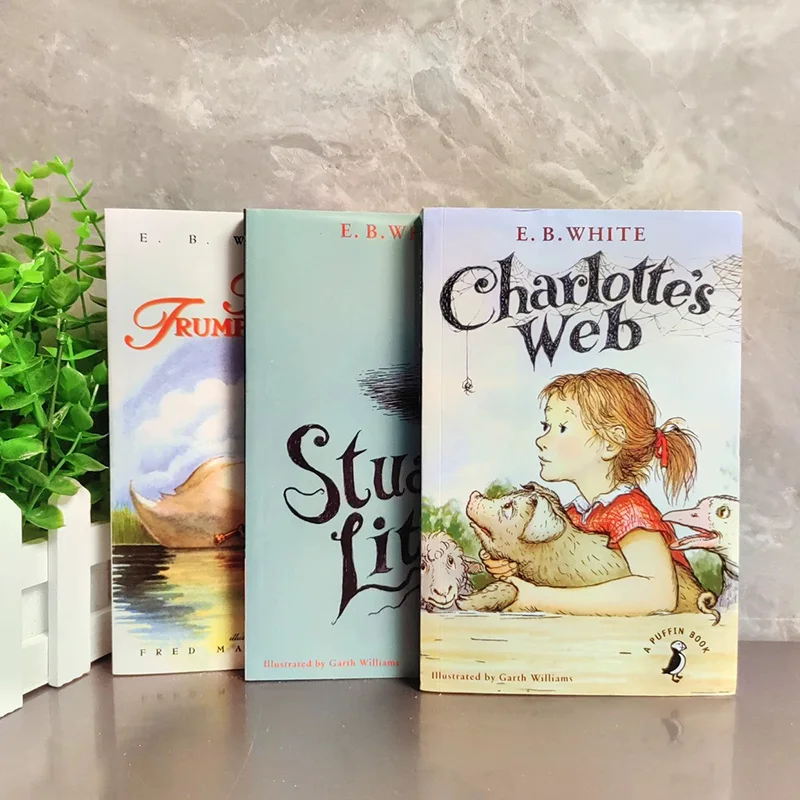 Набор книг Charlotte'S Web, английская версия | Э.Б. Белая коллекция Труба Лебедя и Стюарта Маленькая | Детские классические истории
Набор книг Charlotte'S Web, английская версия | Э.Б. Белая коллекция Труба Лебедя и Стюарта Маленькая | Детские классические истории