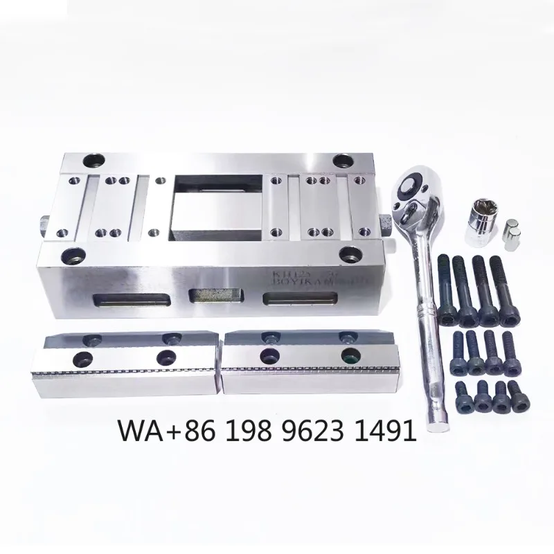 125-200mm Anti-chip Five-axis Concentric Vise High Precision Self-centering Fixture for 3/4/5 Axis CNC Machining Center
125-200mm Anti-chip Five-axis Concentric Vise High Precision Self-centering Fixture for 3/4/5 Axis CNC Machining Center