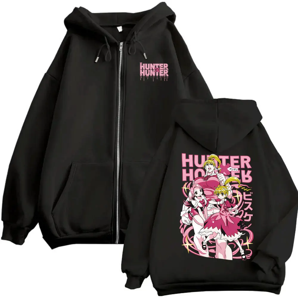 Anime Hunter X Hunter Gon Killua Merch Zipper Hoodie Men Women Casual Fleece Cotton Zip Up Jacket 90s Cartoon Cosplay Streetwear
Anime Hunter X Hunter Gon Killua Merch Zipper Hoodie Men Women Casual Fleece Cotton Zip Up Jacket 90s Cartoon Cosplay Streetwear