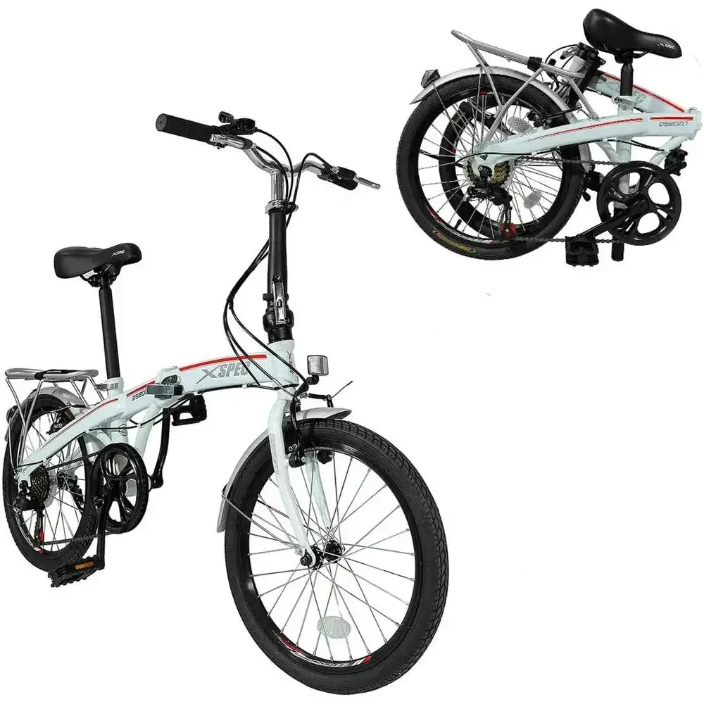 20 Compact 7-Speed City Commuter Bicycle - Traditional Design
20 Compact 7-Speed City Commuter Bicycle - Traditional Design