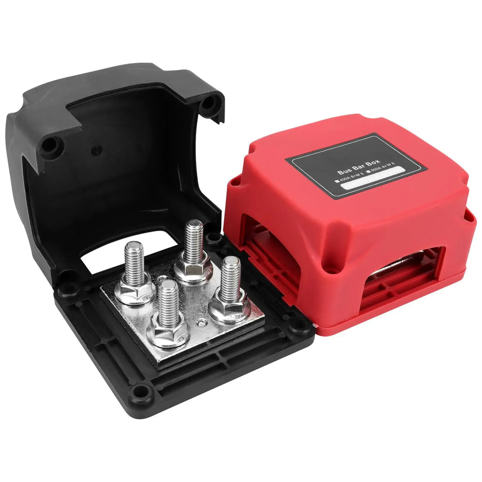 400A 48V Power Distribution Bus Bar Terminal Block Nylon Copper Electrical Connection for Car Boat RV
400A 48V Power Distribution Bus Bar Terminal Block Nylon Copper Electrical Connection for Car Boat RV