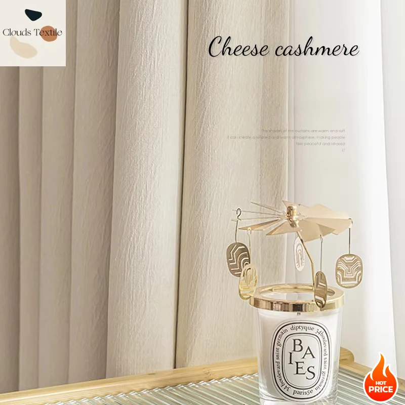 Modern Simple Soft Thickened Cheese Cashmere Jacquard Curtains for Living Dining Room Bedroom Blackout Chenille Quality High
Modern Simple Soft Thickened Cheese Cashmere Jacquard Curtains for Living Dining Room Bedroom Blackout Chenille Quality High