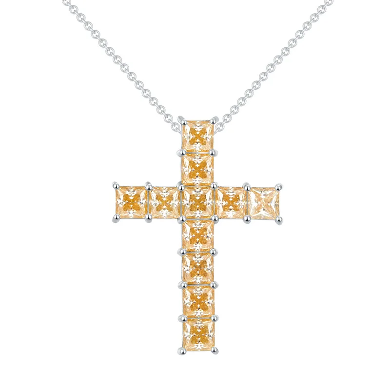 Hip hop rapper champagne gold 5.5mm princess square moissanite 925 silver necklace with instant rhinestone pen unique design for men and women, wedding engagement Valentine's Day/commemorative gift, birthday gift, anniversary gift
Hip hop rapper champagne gold 5.5mm princess square moissanite 925 silver necklace with instant rhinestone pen unique design for men and women, wedding engagement Valentine's Day/commemorative gift, birthday gift, anniversary gift