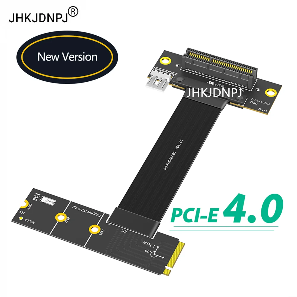 M.2 Key M 4.0 to PCI-e 4.0 4X Adapter Card, Nvme 4.0 to PCI-e PCI-Express 4X Extension Cable(Left Direction)
M.2 Key M 4.0 to PCI-e 4.0 4X Adapter Card, Nvme 4.0 to PCI-e PCI-Express 4X Extension Cable(Left Direction)