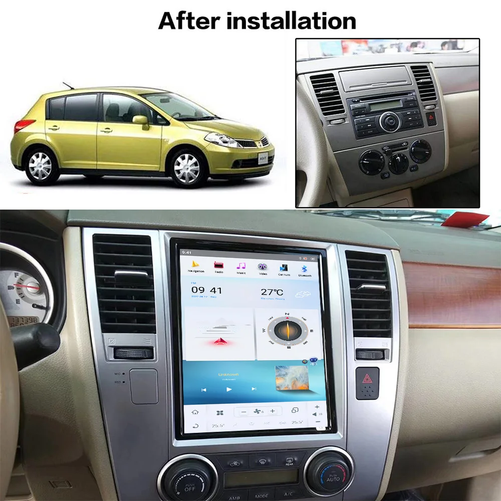 Android 13 Auto GPS Navigation For Nissan Tiida 2008-2011 Carplay Car Radio Audio Stereo Multimedia Player Head Unit DSP FM AM
Android 13 Auto GPS Navigation For Nissan Tiida 2008-2011 Carplay Car Radio Audio Stereo Multimedia Player Head Unit DSP FM AM
