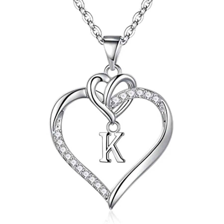 Heart Initial Necklaces for Women Girls, 14K--Plated Initial A-Z Heart Necklaces for Teen Girl Jewelry Birthday Gifts for Girls
Heart Initial Necklaces for Women Girls, 14K--Plated Initial A-Z Heart Necklaces for Teen Girl Jewelry Birthday Gifts for Girls