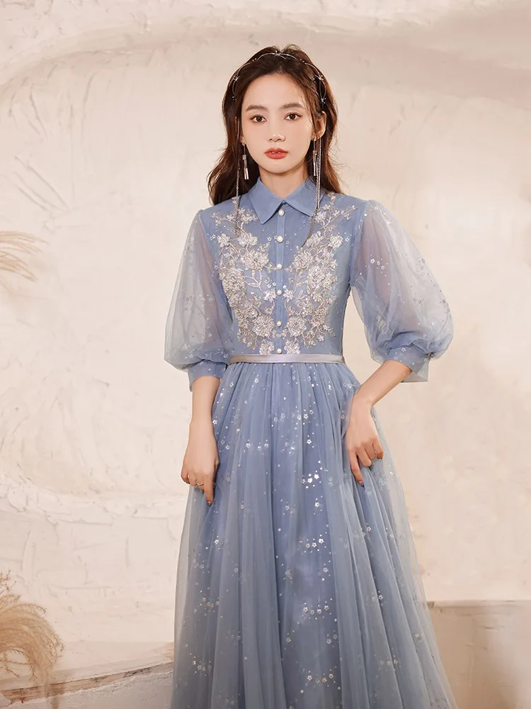 plus Size Student Art Exam Evening Gown Women's Slimming High-End Sensation Tulle Skirt Long Sleeve Princess Style Wedding Dress
plus Size Student Art Exam Evening Gown Women's Slimming High-End Sensation Tulle Skirt Long Sleeve Princess Style Wedding Dress