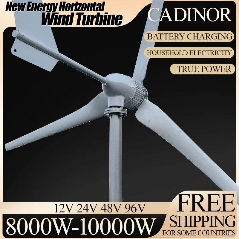 Free Energy Efficiency 10000W 96V Horizontal Axis Wind Turbine Generator Home use New Energy Windmill Uninterrupted Power Supply
Free Energy Efficiency 10000W 96V Horizontal Axis Wind Turbine Generator Home use New Energy Windmill Uninterrupted Power Supply