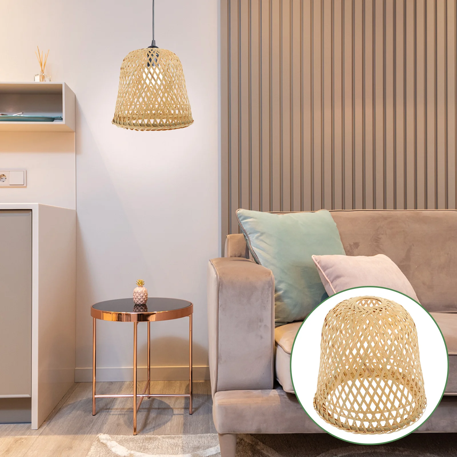 Bamboo Lampshade Pendant Ceiling Cover Decorative Fans Hanging Light Covers Fixture Chandelier
Bamboo Lampshade Pendant Ceiling Cover Decorative Fans Hanging Light Covers Fixture Chandelier