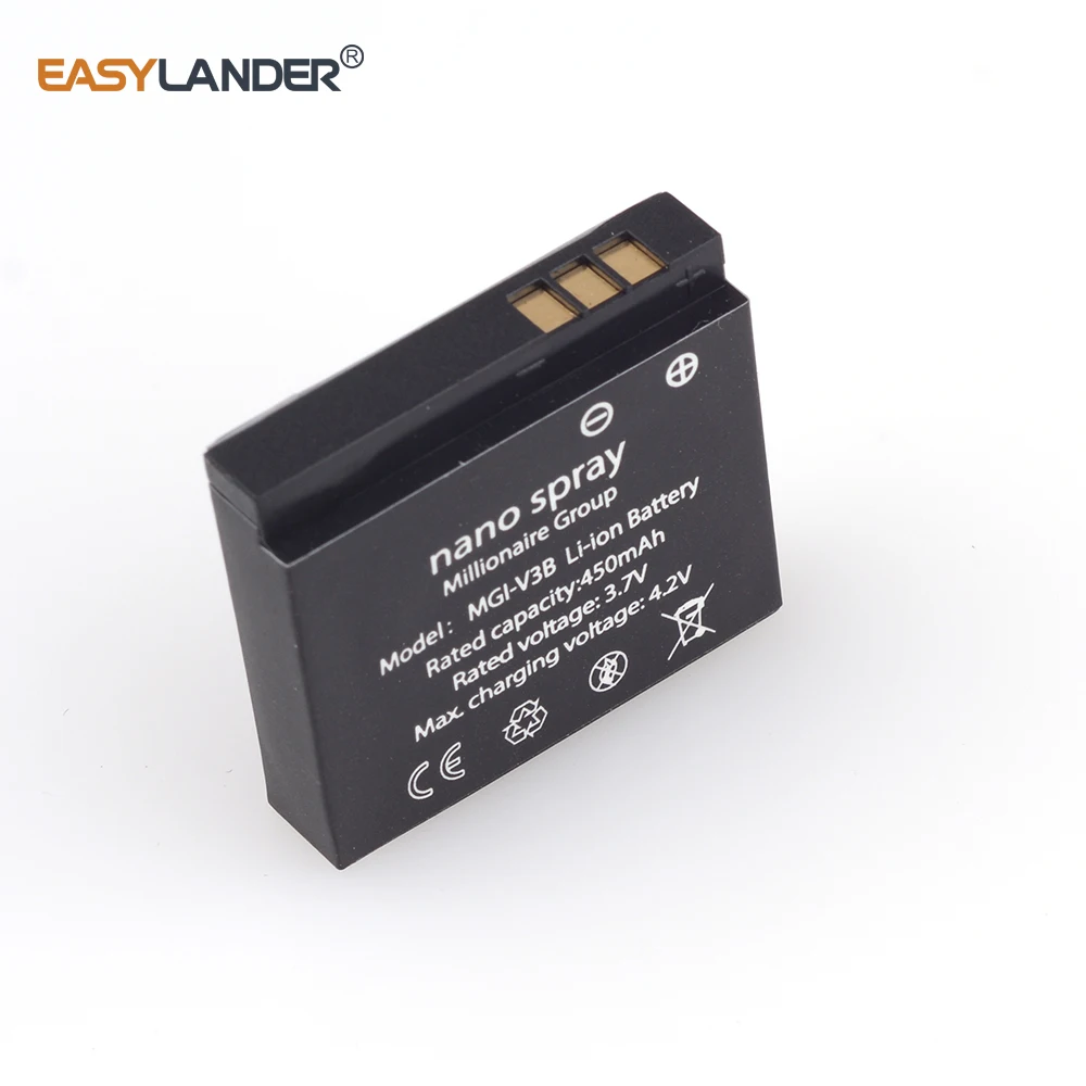 Easylander Replacement 3.7V 450mAh nano spray Battery For battery For Beauty Instrument MGI-V3B mp3 mp4 gps 673023
Easylander Replacement 3.7V 450mAh nano spray Battery For battery For Beauty Instrument MGI-V3B mp3 mp4 gps 673023