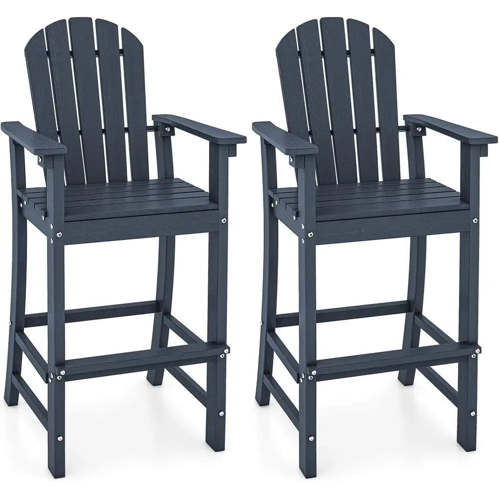 30-Inch High Backrest Adirondack Chair in Navy for Outdoor Patio, Deck, and Poolside
30-Inch High Backrest Adirondack Chair in Navy for Outdoor Patio, Deck, and Poolside