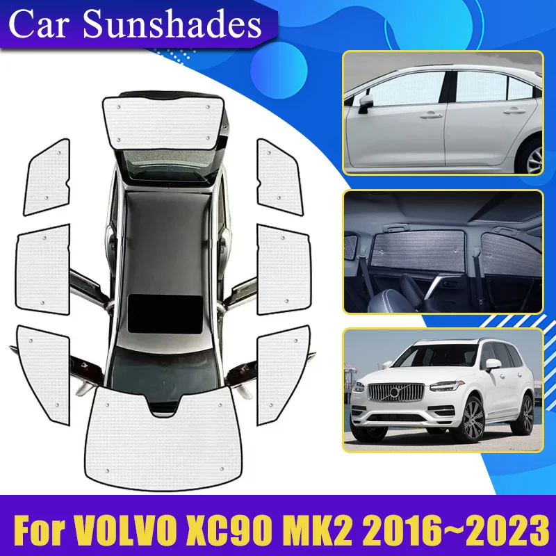 Car Full Coverage Sunshades For VOLVO XC90 2016-2023 2020 Sun Shade Anti-UV Privacy Blocks Cars Heat insulation Auto Accessories
Car Full Coverage Sunshades For VOLVO XC90 2016-2023 2020 Sun Shade Anti-UV Privacy Blocks Cars Heat insulation Auto Accessories