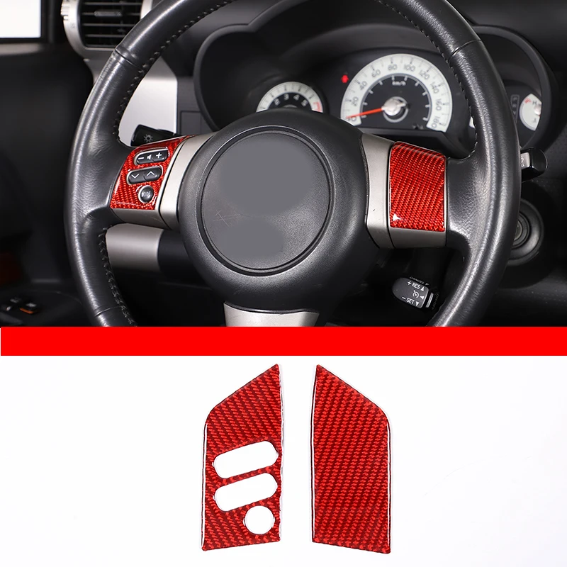 For Toyota FJ Cruiser 2007-2021 Car Steering Wheel Button Sticker Soft Carbon Fiber Interior Accessories LHD 2 Pcs
For Toyota FJ Cruiser 2007-2021 Car Steering Wheel Button Sticker Soft Carbon Fiber Interior Accessories LHD 2 Pcs