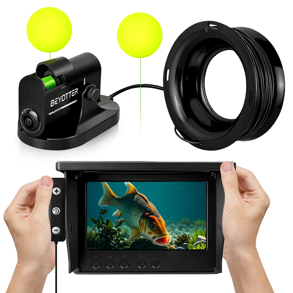 Automatic Floating Ball Positioning Underwater HD Camera 0.6-30m Wireless Range Retractable Float Fish Detector for Fishing
Automatic Floating Ball Positioning Underwater HD Camera 0.6-30m Wireless Range Retractable Float Fish Detector for Fishing