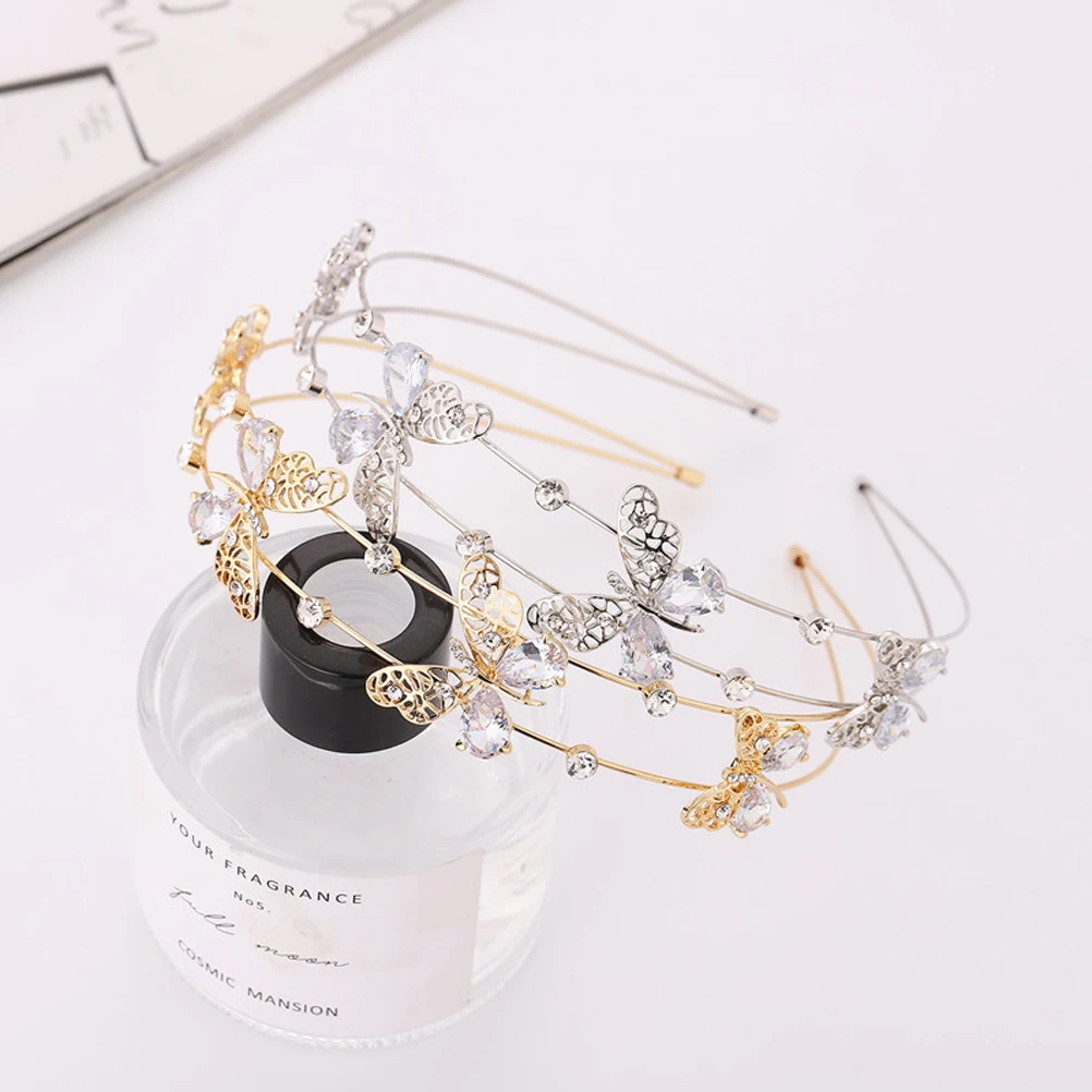 Zinc Alloy Rhinestone Headband Elegant Bridal Hair Jewelry Butterfly Decor For Party Wedding Accessory
Zinc Alloy Rhinestone Headband Elegant Bridal Hair Jewelry Butterfly Decor For Party Wedding Accessory