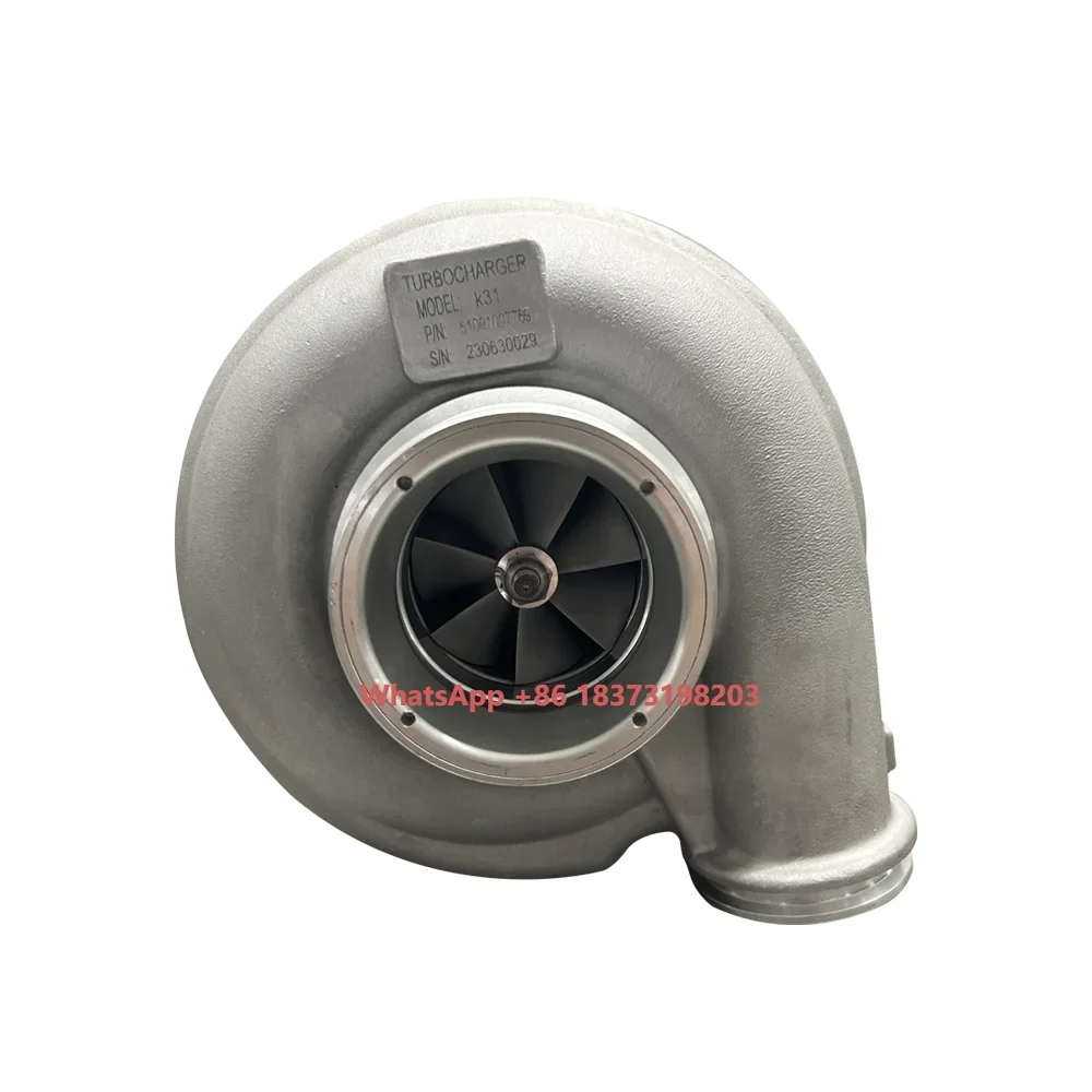 K31 Turbo 53319887507 2836324 Turbocharger 51091007769 Turbo Charger for MAN Truck with D2876L12 Engine
K31 Turbo 53319887507 2836324 Turbocharger 51091007769 Turbo Charger for MAN Truck with D2876L12 Engine