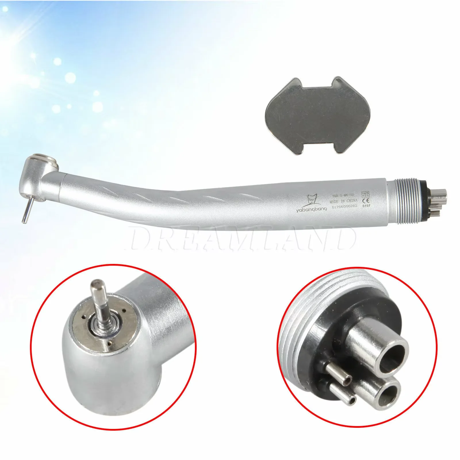 Dental High Speed Handpiece Push Button Triple Way Spray Tip Push Button 4 Hole Fit KAVO/NSK
Dental High Speed Handpiece Push Button Triple Way Spray Tip Push Button 4 Hole Fit KAVO/NSK