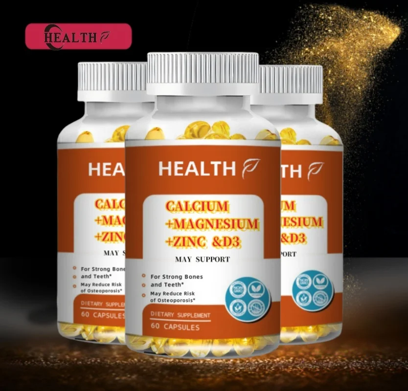 Hot Selling Calcium Magnesium Zinc Supplement, Containing Vitamin D3, Strong Bones and Teeth, Easy to Swallow Capsules
Hot Selling Calcium Magnesium Zinc Supplement, Containing Vitamin D3, Strong Bones and Teeth, Easy to Swallow Capsules