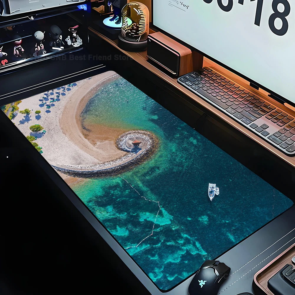 Beach Sea Wave Mousepad Mouse Mat Desk Mat With Pad Gaming Accessories Prime Gaming XXL Keyboard Pad
Beach Sea Wave Mousepad Mouse Mat Desk Mat With Pad Gaming Accessories Prime Gaming XXL Keyboard Pad