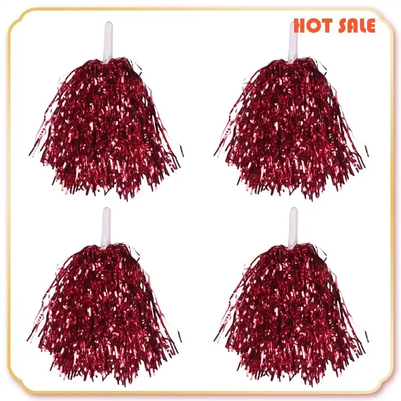 ABFA 24Pcs Cheerleading Pom Poms Metallic Foil Cheer Pom Poms With Plastic Handle For Adults Kids Cheerleaders Party
ABFA 24Pcs Cheerleading Pom Poms Metallic Foil Cheer Pom Poms With Plastic Handle For Adults Kids Cheerleaders Party