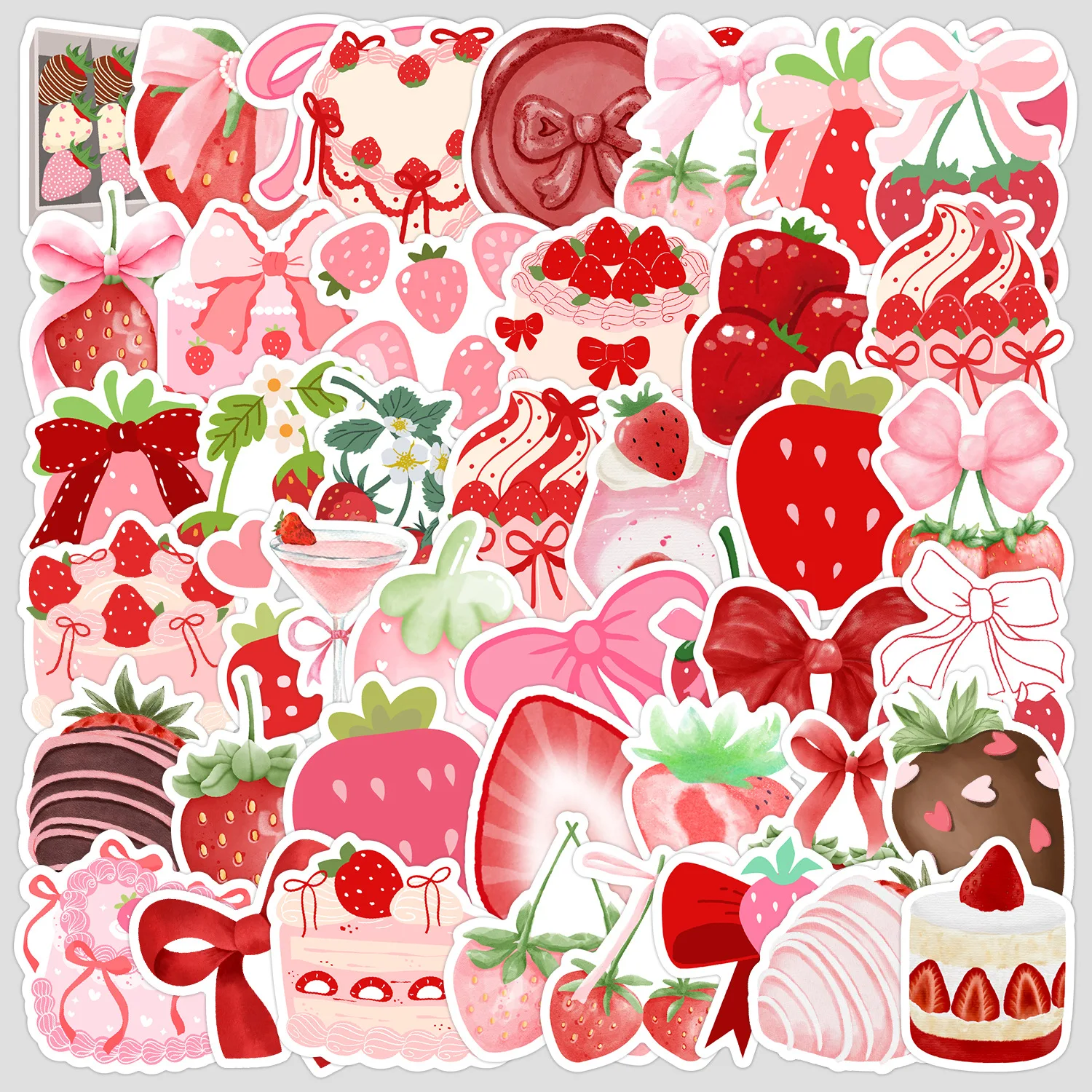 10/30/50PCS Cartoon Pink Strawberry Stickers Cute Doodle Decoration Water Cup Cell Phone Case Pencil Box Scrapbook Decal Toy 
10/30/50PCS Cartoon Pink Strawberry Stickers Cute Doodle Decoration Water Cup Cell Phone Case Pencil Box Scrapbook Decal Toy