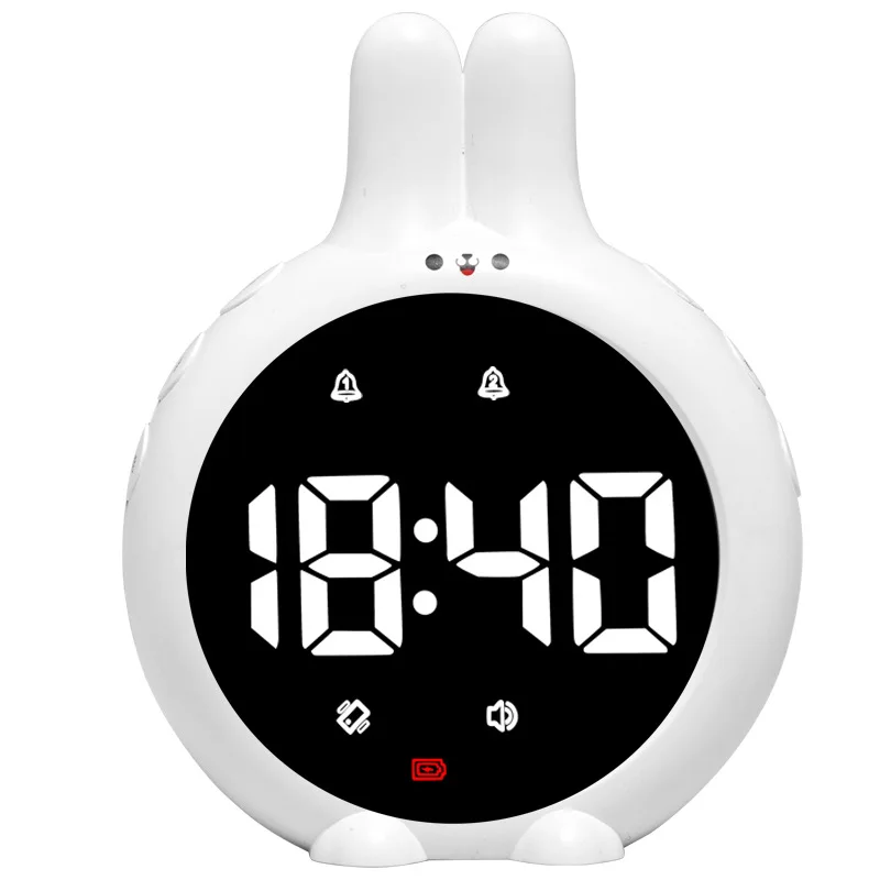 Large Screen Digital Electronic Alarm Clock Cartoon Rabbit Student Visual Timer Desktop Led Multifunctional Clock Desk Clock
Large Screen Digital Electronic Alarm Clock Cartoon Rabbit Student Visual Timer Desktop Led Multifunctional Clock Desk Clock