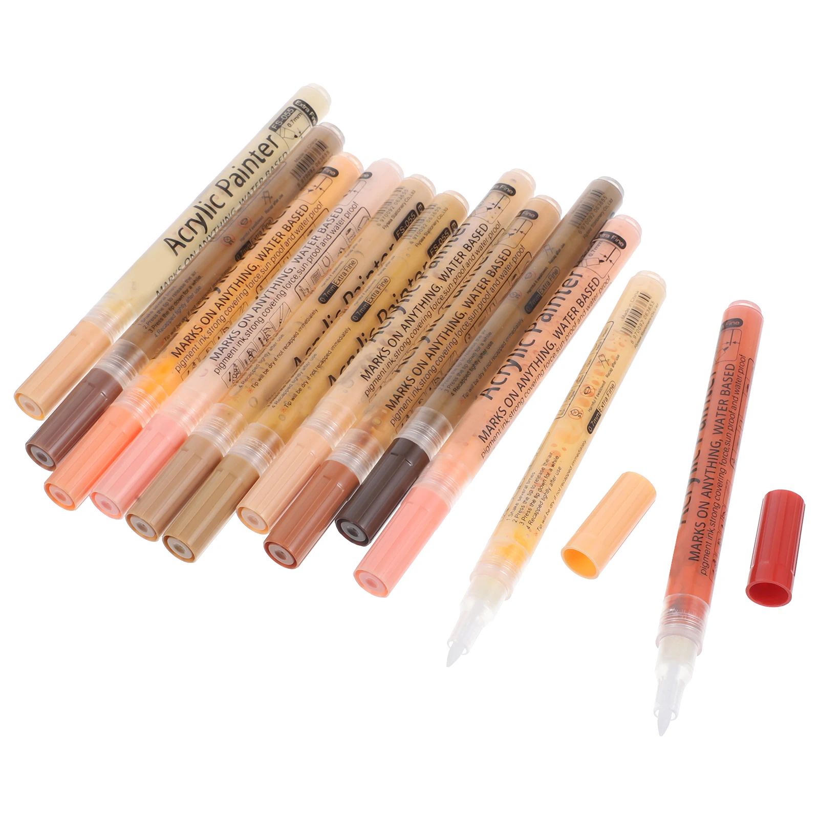 1Set Flesh Tone Paint Markers Acrylic Paint Pens for Stone Wood Ceramic Glass Canvas Drawing Art Supplies Adults Acrylic Pen
1Set Flesh Tone Paint Markers Acrylic Paint Pens for Stone Wood Ceramic Glass Canvas Drawing Art Supplies Adults Acrylic Pen