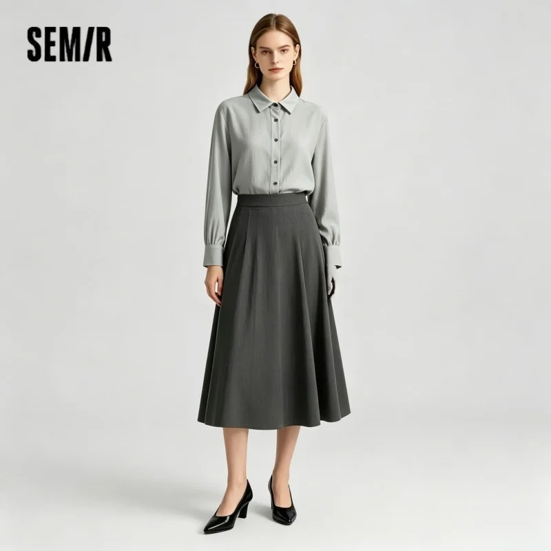 Semir Women Dress U Neck Slip Lapel 2026 Summer Commute Minimalist Two Piece Set Elegant Office Daily Soft Top
Semir Women Dress U Neck Slip Lapel 2026 Summer Commute Minimalist Two Piece Set Elegant Office Daily Soft Top