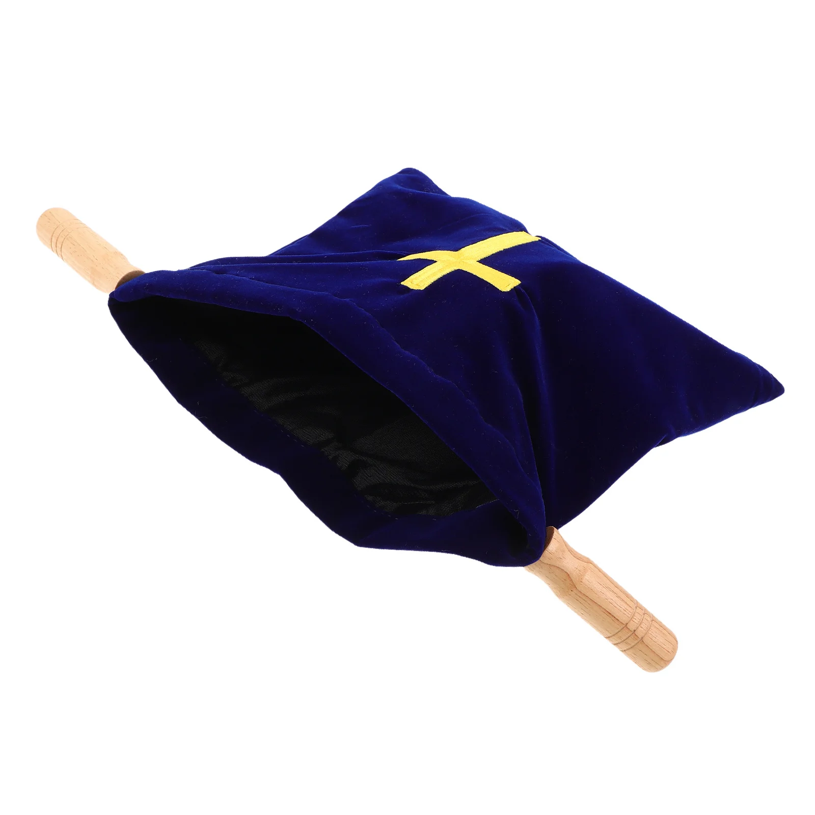 Church Offering Bag with Embroidered Cross Elegant Fabric Wooden Material for Collection Communion Services Decorations
Church Offering Bag with Embroidered Cross Elegant Fabric Wooden Material for Collection Communion Services Decorations