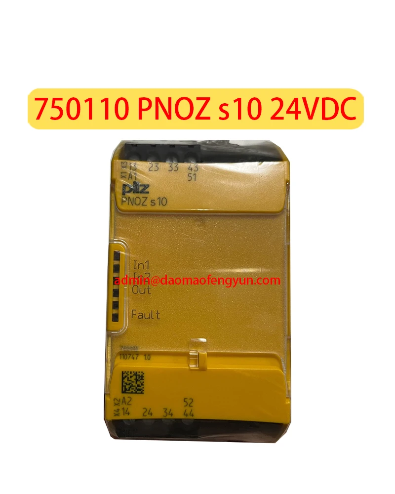 750110 PNOZ s10 24 В постоянного тока Совершенно новые реле безопасности, быстрая доставка, в наличии
750110 PNOZ s10 24 В постоянного тока Совершенно новые реле безопасности, быстрая доставка, в наличии