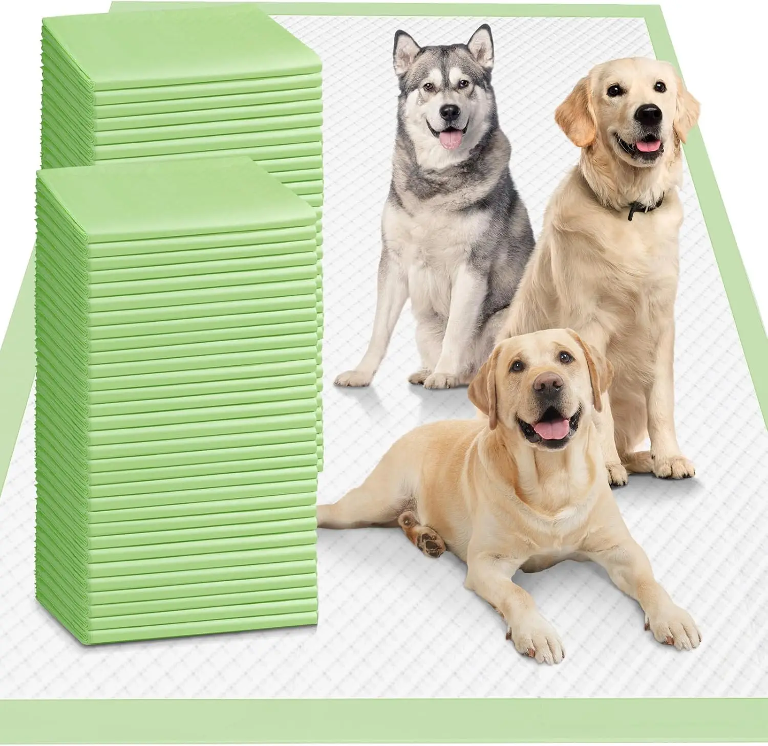 Upgrade XXXXL 36x36 Dog Pee Pads Extra Large Thicken 6 Layers Extra Absorbent Pee Pads for Dogs, Leakproof Dog Training Wee Wee
Upgrade XXXXL 36x36 Dog Pee Pads Extra Large Thicken 6 Layers Extra Absorbent Pee Pads for Dogs, Leakproof Dog Training Wee Wee