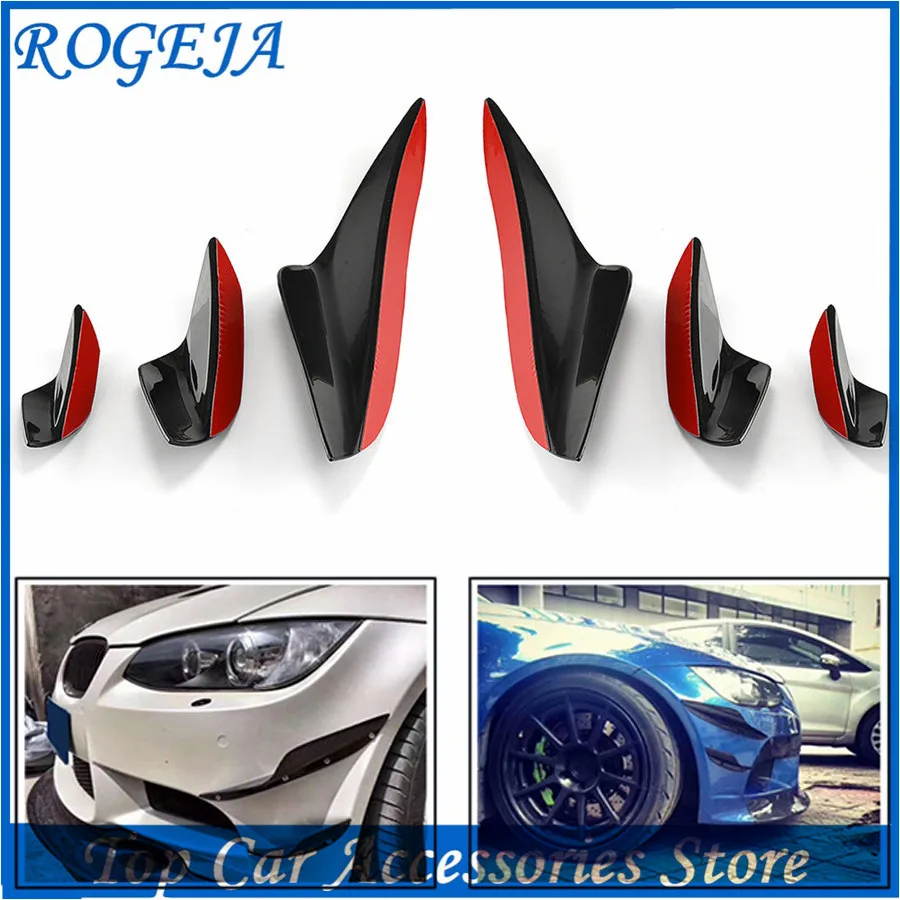 6Pcs Front Bumper Canards Fins Splitters Glossy Black Car Body Spoiler Kit for BMW E90 E92 E93 M3 2005-2012
6Pcs Front Bumper Canards Fins Splitters Glossy Black Car Body Spoiler Kit for BMW E90 E92 E93 M3 2005-2012
