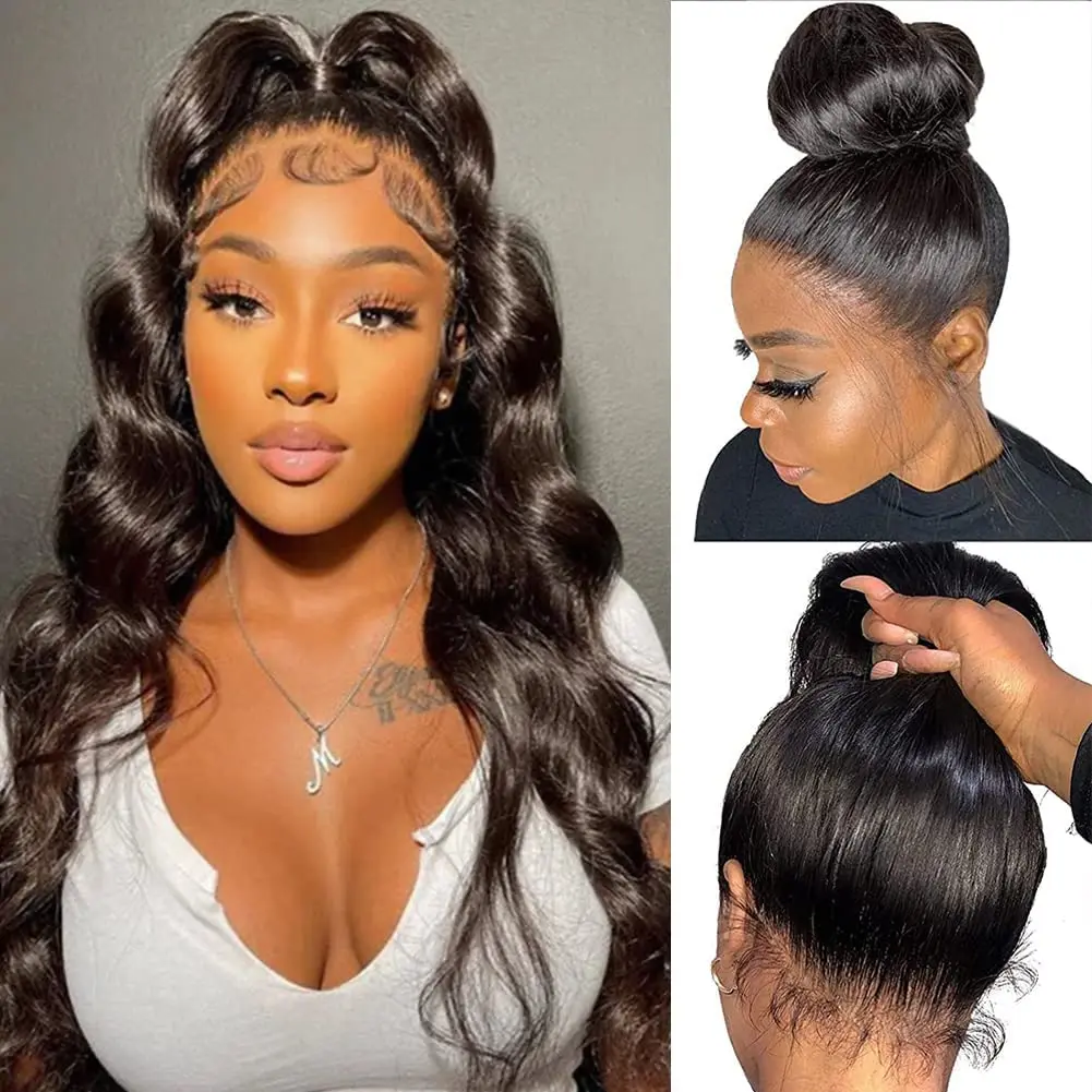 360 HD Full Lace Frontal Wig Body Wave 360 Lace Front Wig Human Hair for Women 220% density Pre Plucked Wigs for Black Women
360 HD Full Lace Frontal Wig Body Wave 360 Lace Front Wig Human Hair for Women 220% density Pre Plucked Wigs for Black Women
