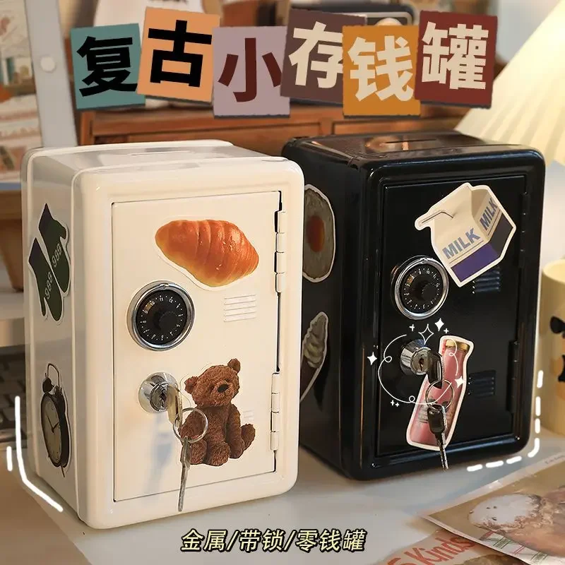 Iron Ins Saving Pot Копилка 2025 Ретро Cash Box Money Bank с кодовым замком на ключах Идеально подходит для подарков для детей
Iron Ins Saving Pot Копилка 2025 Ретро Cash Box Money Bank с кодовым замком на ключах Идеально подходит для подарков для детей