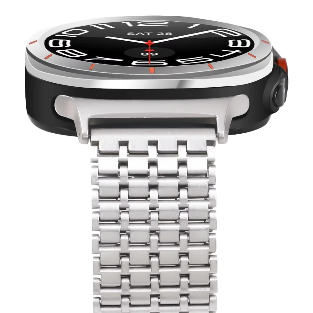 NO Gaps Stainless Steel Strap for Samsung Watch 7 Ultra 47mm Magnetic Milanese Loop for Watch 7 Ultra 47mm Metal Sports Band
NO Gaps Stainless Steel Strap for Samsung Watch 7 Ultra 47mm Magnetic Milanese Loop for Watch 7 Ultra 47mm Metal Sports Band