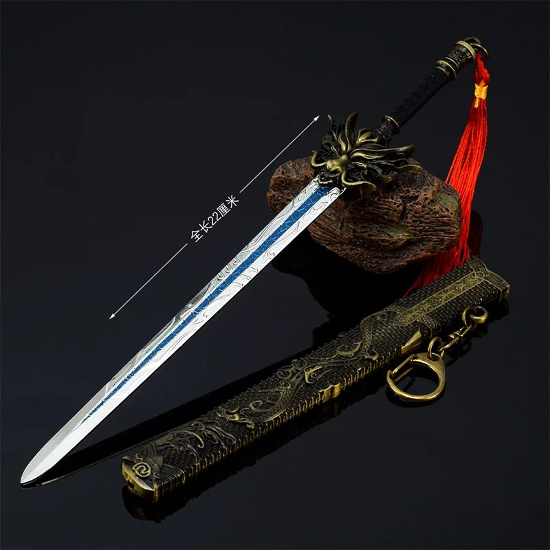 22cm Medieval Weapon Model Sleeping Dragon Sword with Sheath All Metal Knife Toy Pendant Ornaments Accessories Collections Gifts
22cm Medieval Weapon Model Sleeping Dragon Sword with Sheath All Metal Knife Toy Pendant Ornaments Accessories Collections Gifts