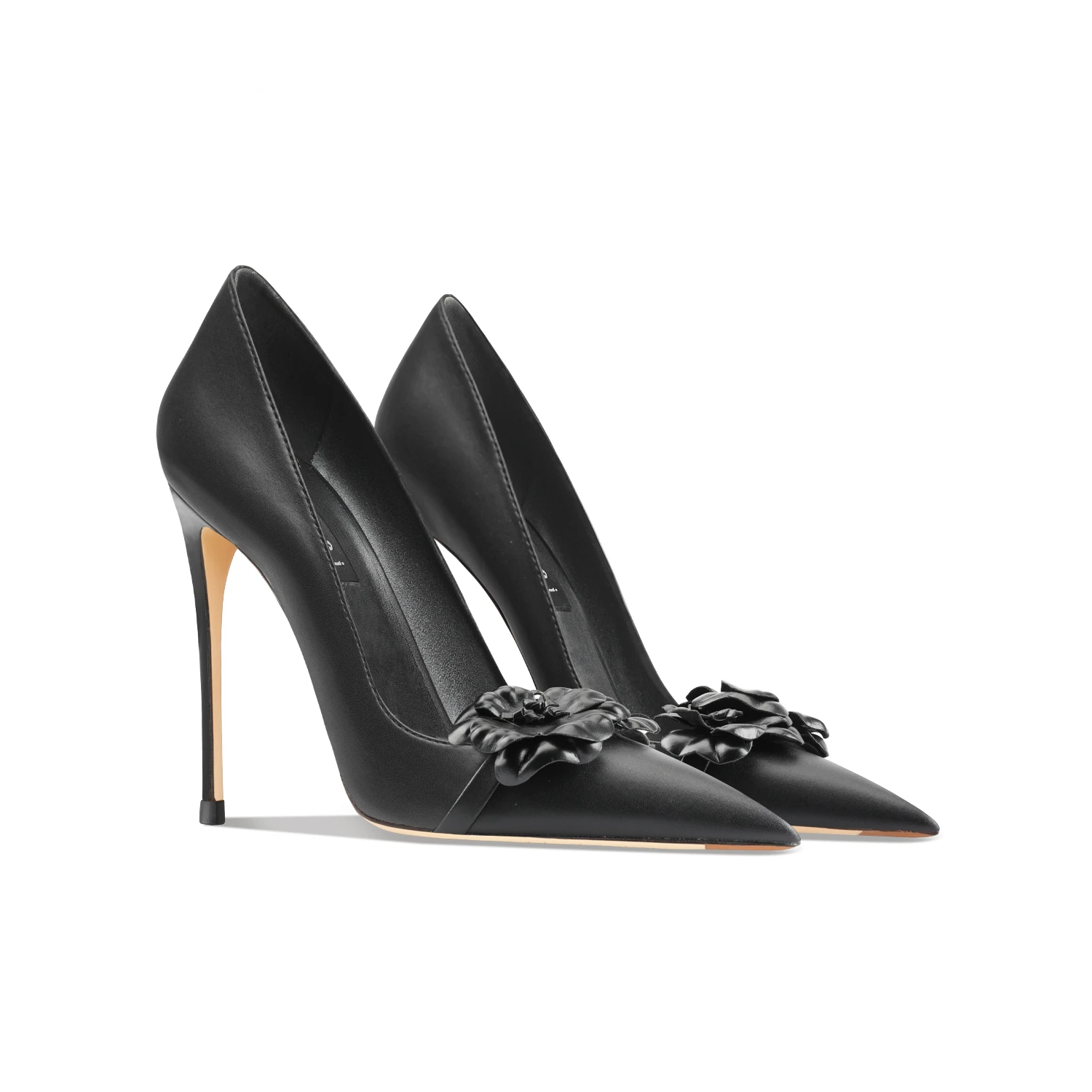 Spring and Autumn New Women's High Heels Black Leather Pointed Thin Heels Shallow Mouth Single Shoes
Spring and Autumn New Women's High Heels Black Leather Pointed Thin Heels Shallow Mouth Single Shoes