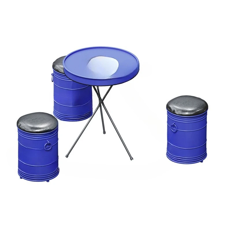 Wrought iron coffee table creative round table milk tea shop dessert shop commercial coffee shop oil drum table and chair
Wrought iron coffee table creative round table milk tea shop dessert shop commercial coffee shop oil drum table and chair